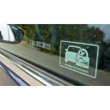 Gravação de Chassi no Vidro